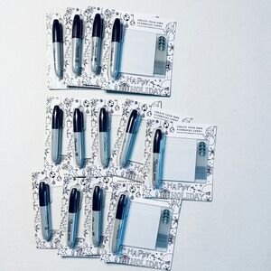 Starbucks Create‎ Your Own Starbucks Cards Holiday Gift Set Mini Sharpies LOT 13